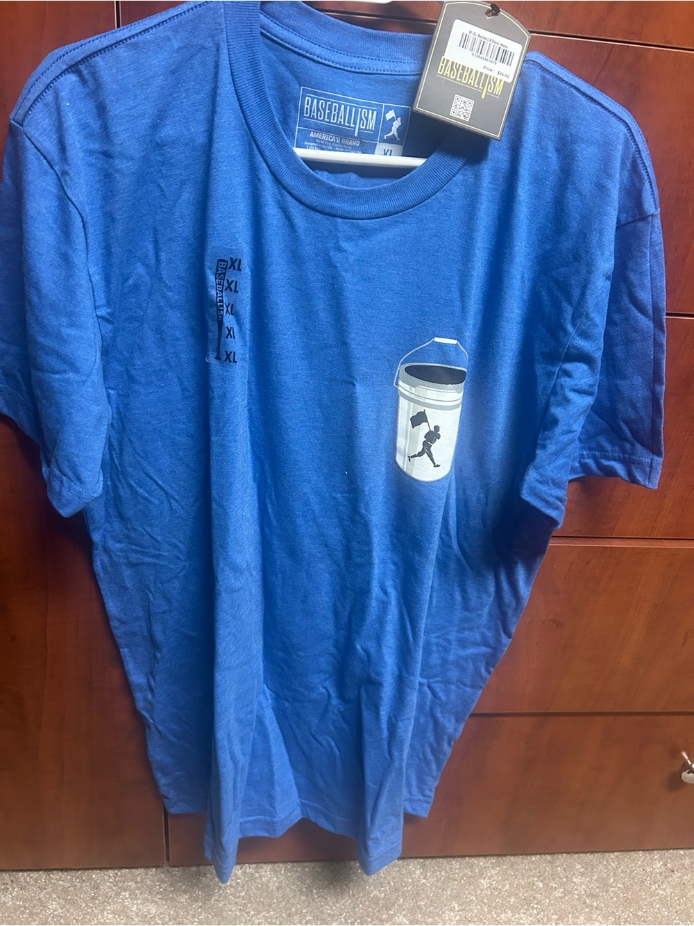 Baseballism Men’s Royal Blue Short-Sleeve Graphic Tee